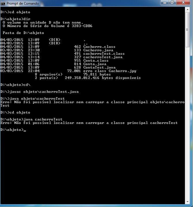Aula 04 - Criando Arquivo Java, Compilando e Executando no Prompt de  Comando 
