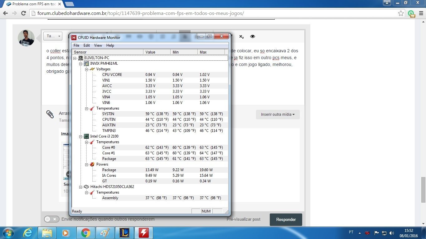Quando o jogo fica em segundo plano ele fica com o fps extremamente baixo! - Jogo não roda ou dá erro - Clube do Hardware