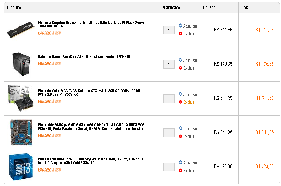 Quero montar meu primeiro pc do zero para jogar Armored core 6 - Montagem e  upgrade de computadores de mesa - Clube do Hardware