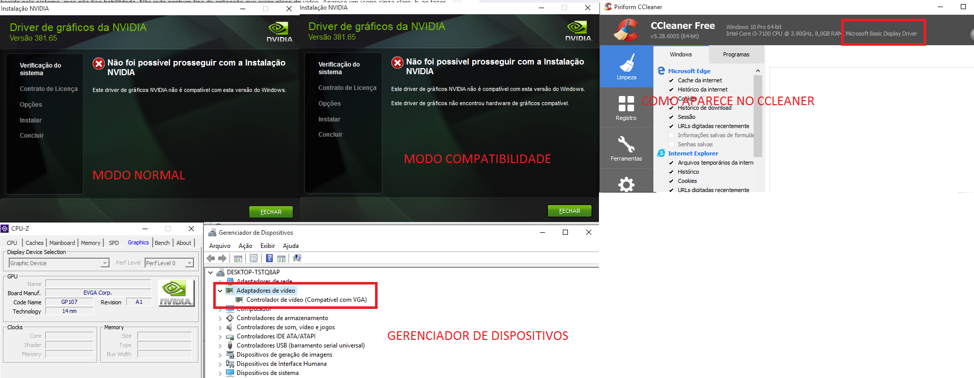 Instalar gtx top 1050 ti