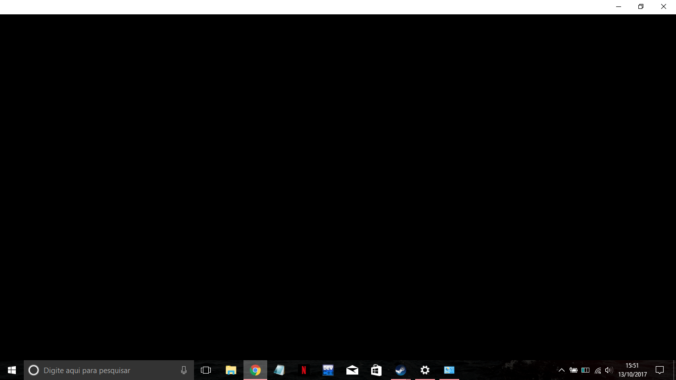 Google Chrome exibindo tela preta ao maximizá-lo - Programas - Clube do  Hardware