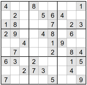 Jogo Sudoku Fácil Para Imprimir. Jogo Nº 300.