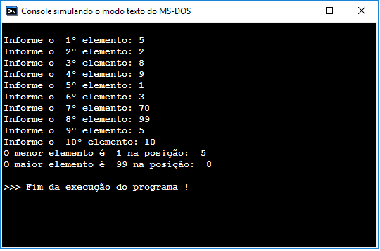 Lógica de Programação - Vetores - Exemplo de uso no VisualG - 19