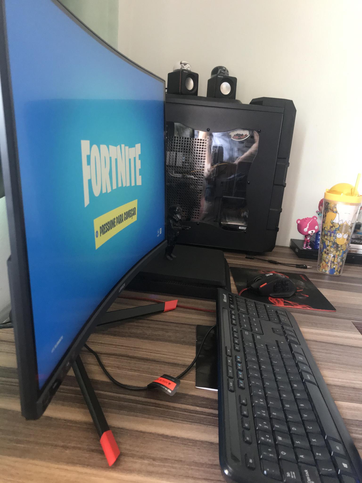 Monitor Warrior 24 Pol. Gamer Curvo 144hz - Mn101