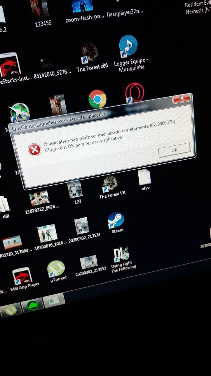 Erro na instalação do launcher da epic games. - Jogo não roda ou dá erro -  Clube do Hardware