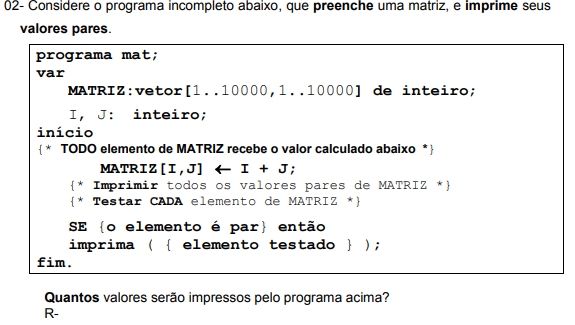 Impressão 5 maiores valores de uma matriz - Programação