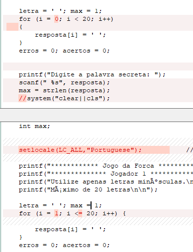 desenvolvimento de código (atividade de algoritmos e lógica de programação)  - Página 2 - C/C#/C++ - Clube do Hardware