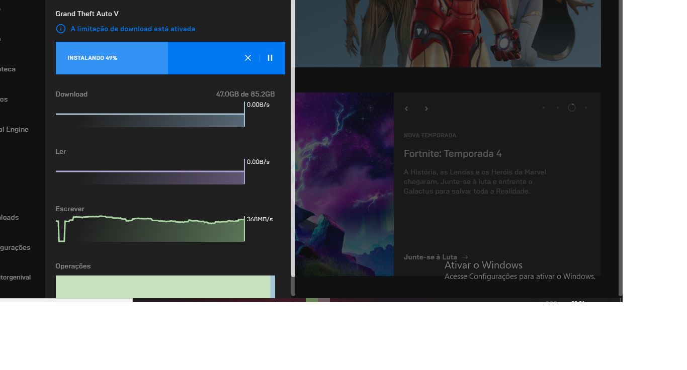 COMO ACELERAR O DOWNLOAD NA EPIC GAMES LAUNCHER TUTORIAL PASSO A