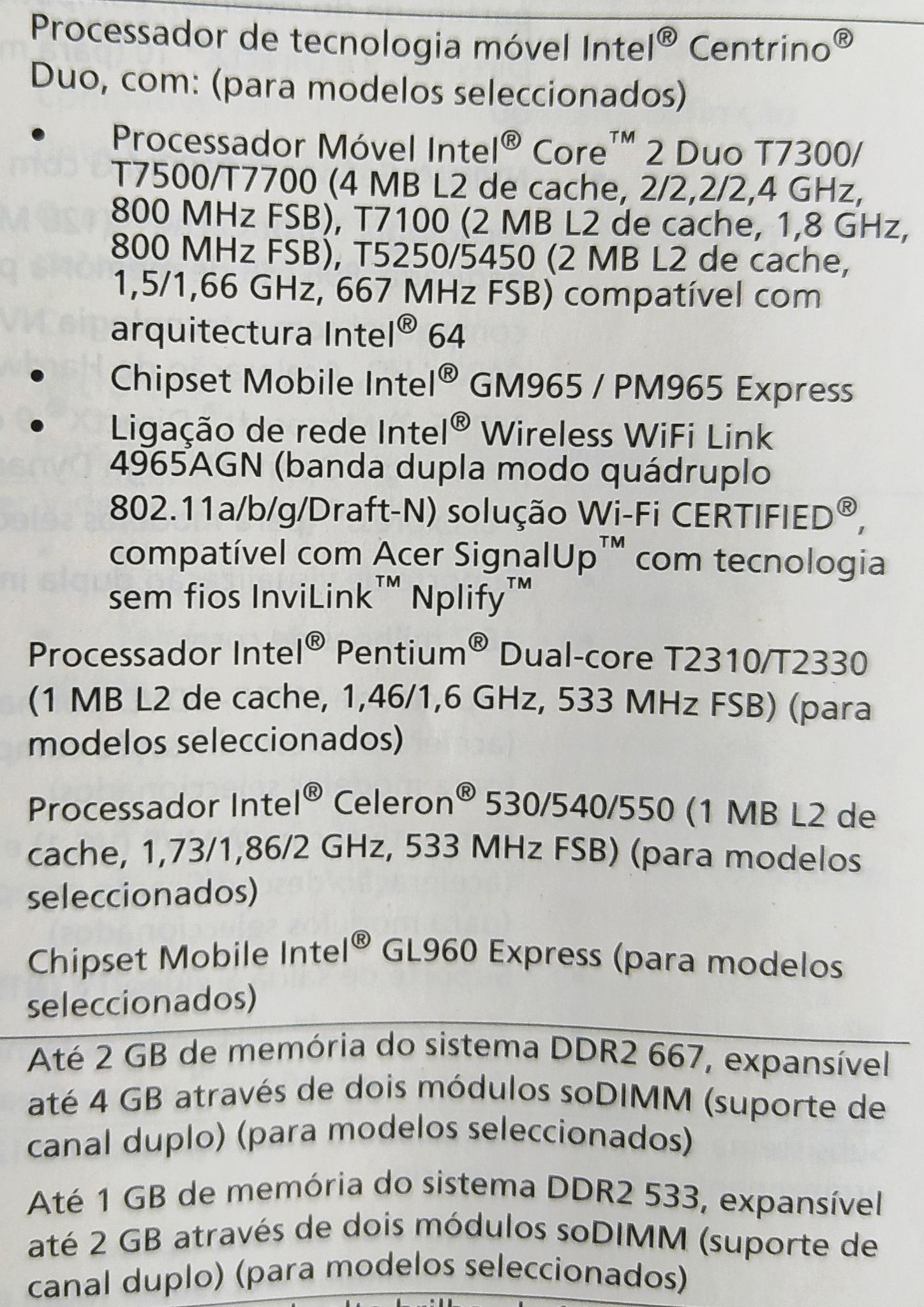 Dica para um upgrade em um Aspire 5 - Notebooks - Clube do Hardware