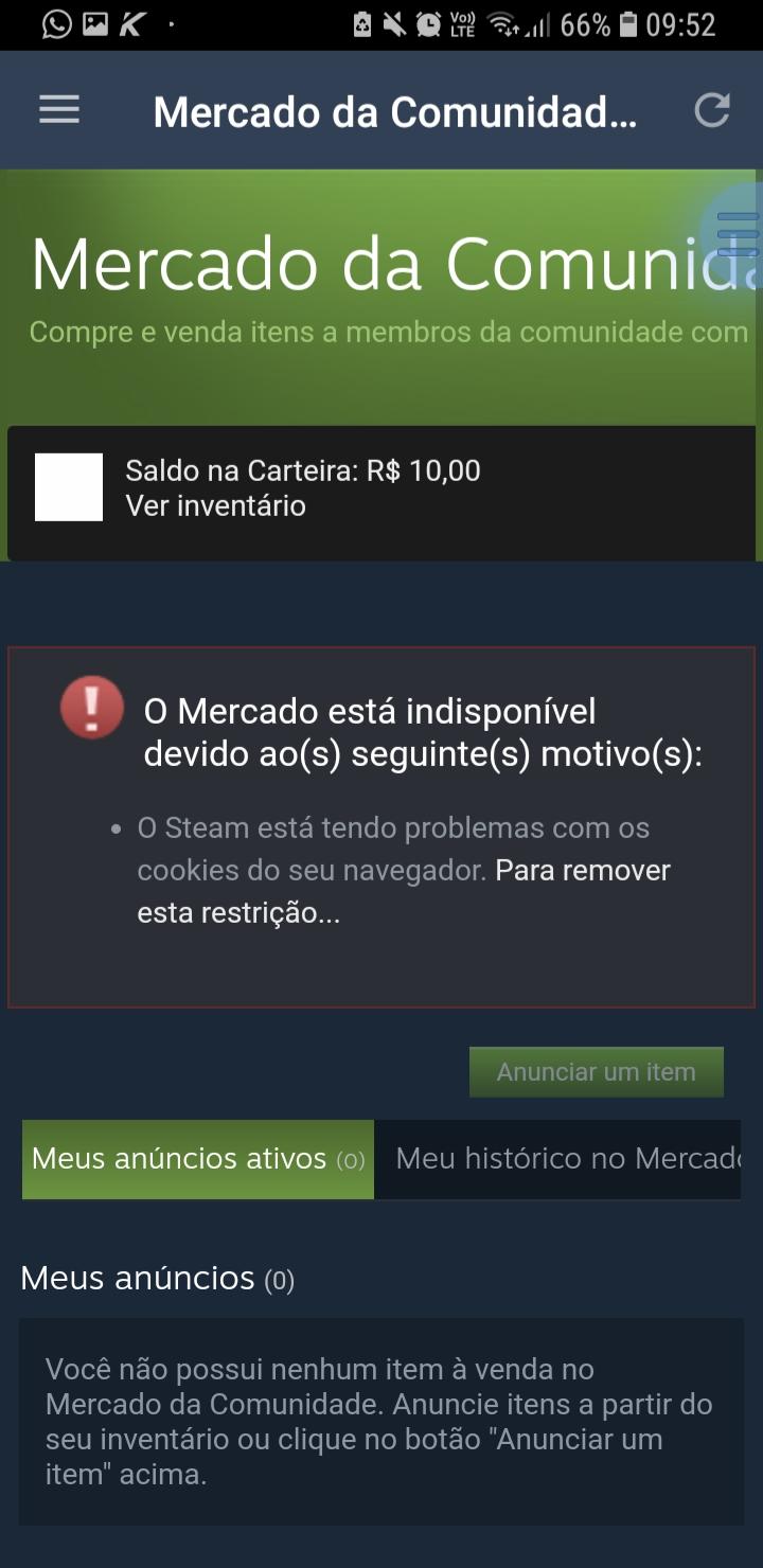 Steam: como vender um item no Mercado