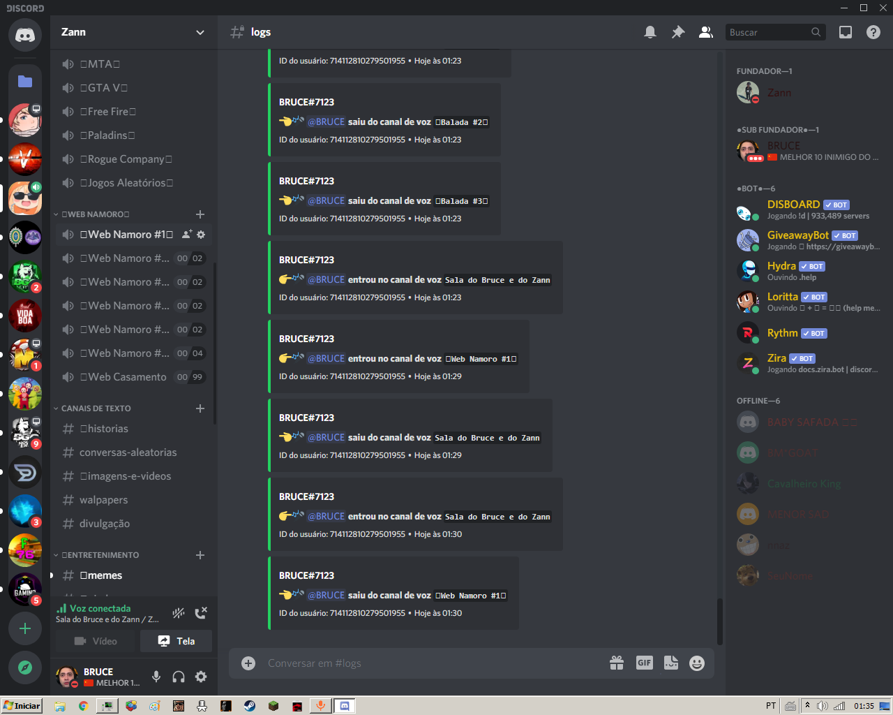 server de namoro discord