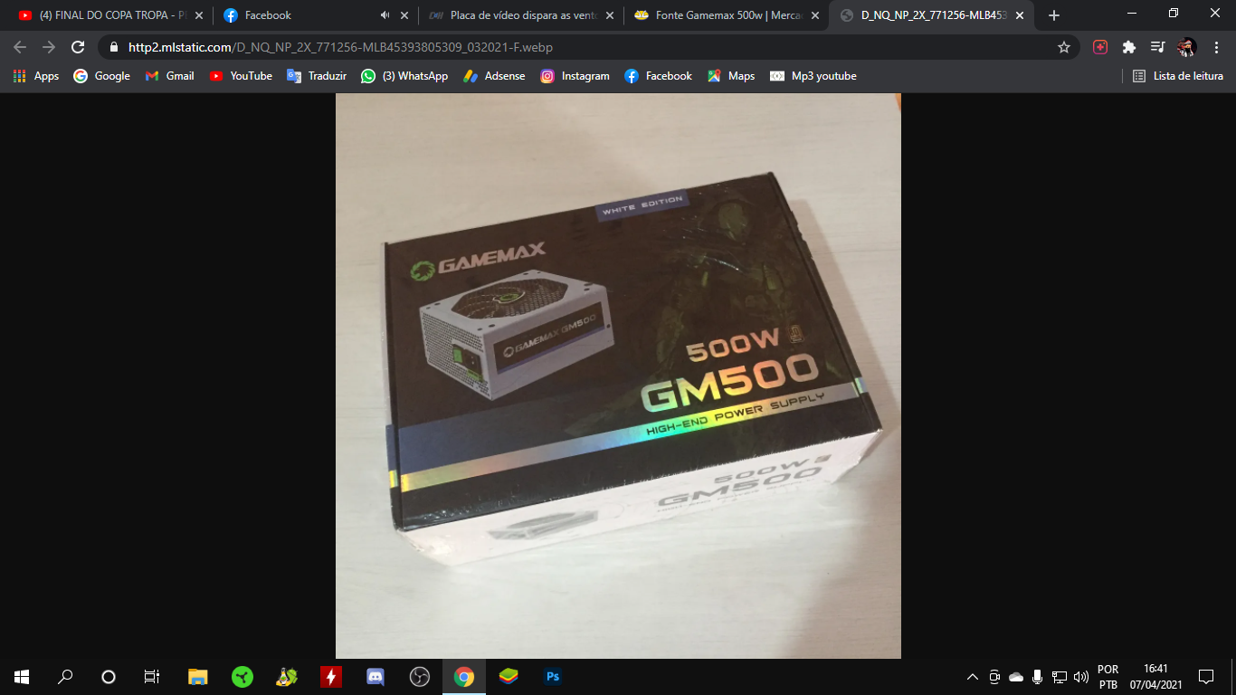 Fonte Gamemax GM500 é boa ou bomba? - Fontes e energia - Clube do Hardware