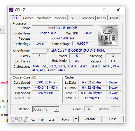 i5 10400F baixa performance em single thread - Problemas de