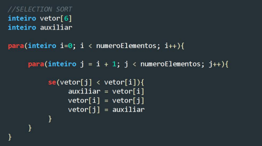Colocar vetor em ordem crescente - Programação - iniciantes