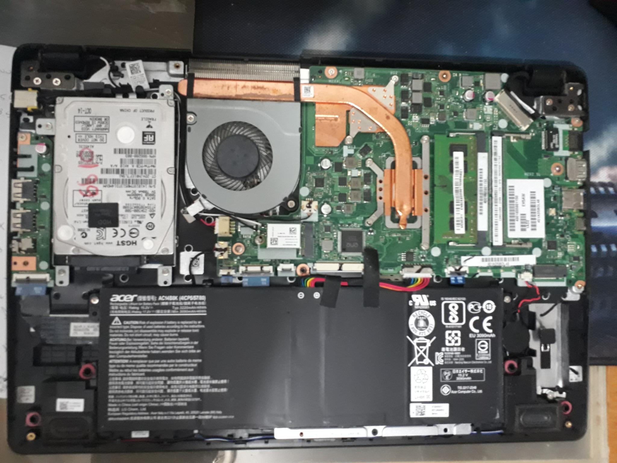 Dica para um upgrade em um Aspire 5 - Notebooks - Clube do Hardware