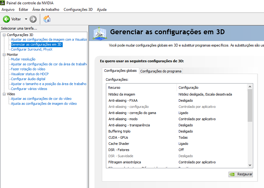 Visualização do desempenho de catálogo de um carro - Gerenciando