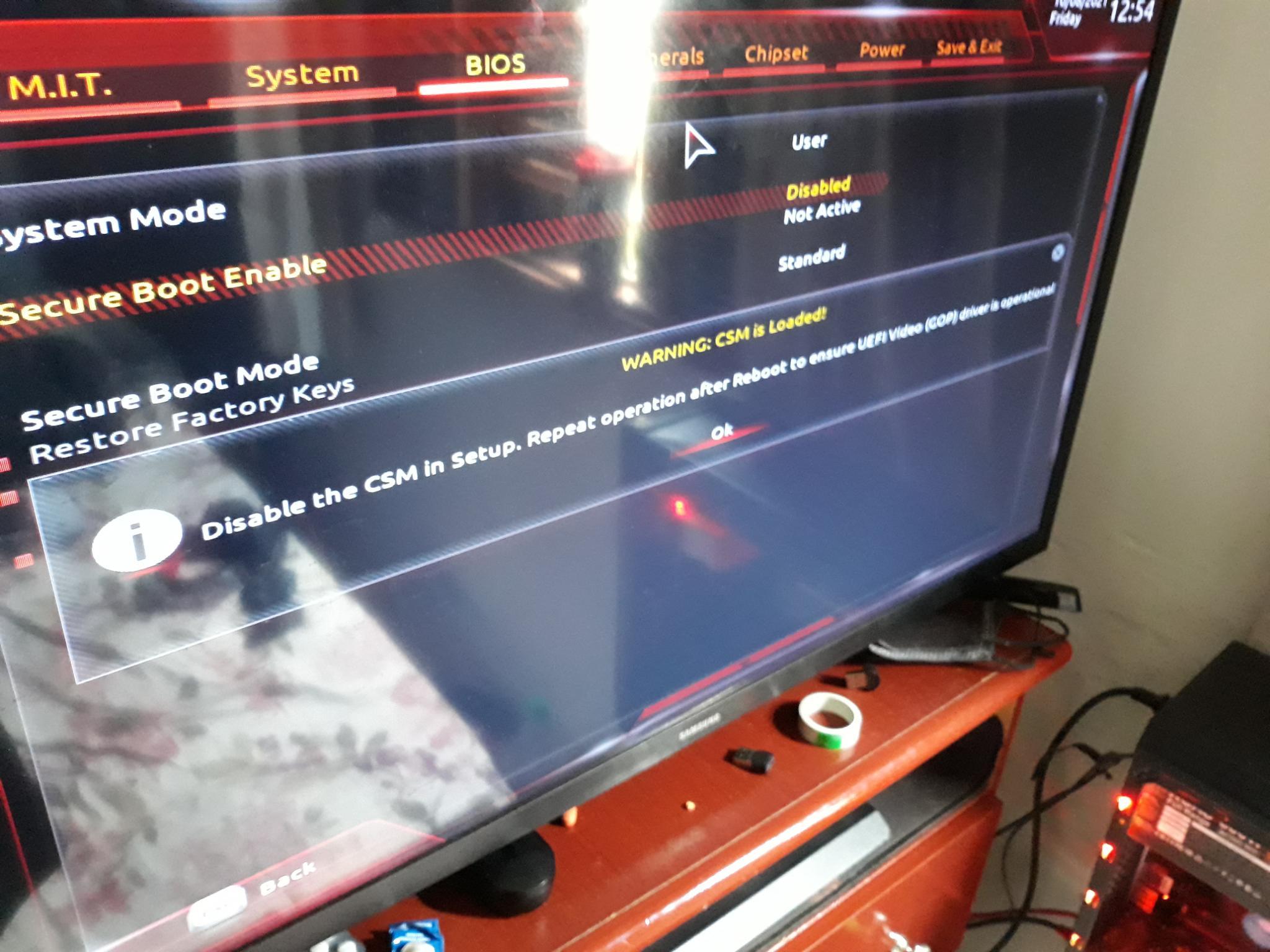 Como ativo o Secure Boot na AORUS B365 Gaming 3? Placasmãe Clube