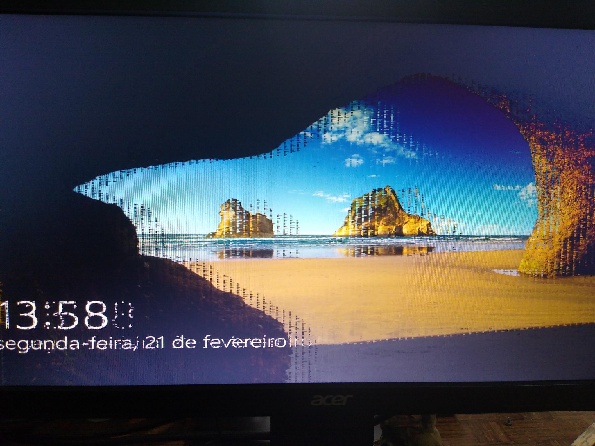 Problemas com a tela desfocada - Monitores de vídeo - Clube do