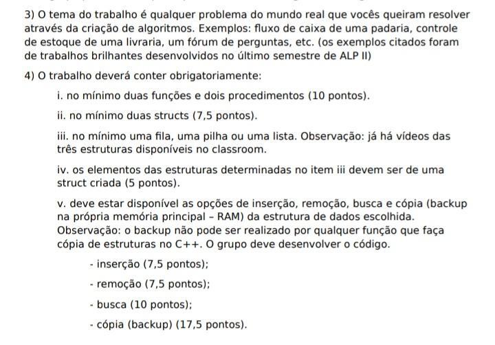 desenvolvimento de código (atividade de algoritmos e lógica de programação)  - Página 2 - C/C#/C++ - Clube do Hardware