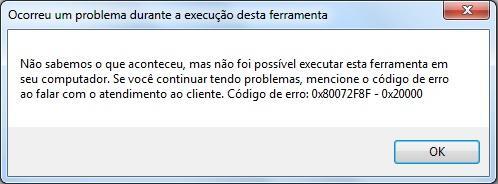 erro 0x80072f8f 0x20000 ao instalar windows 10