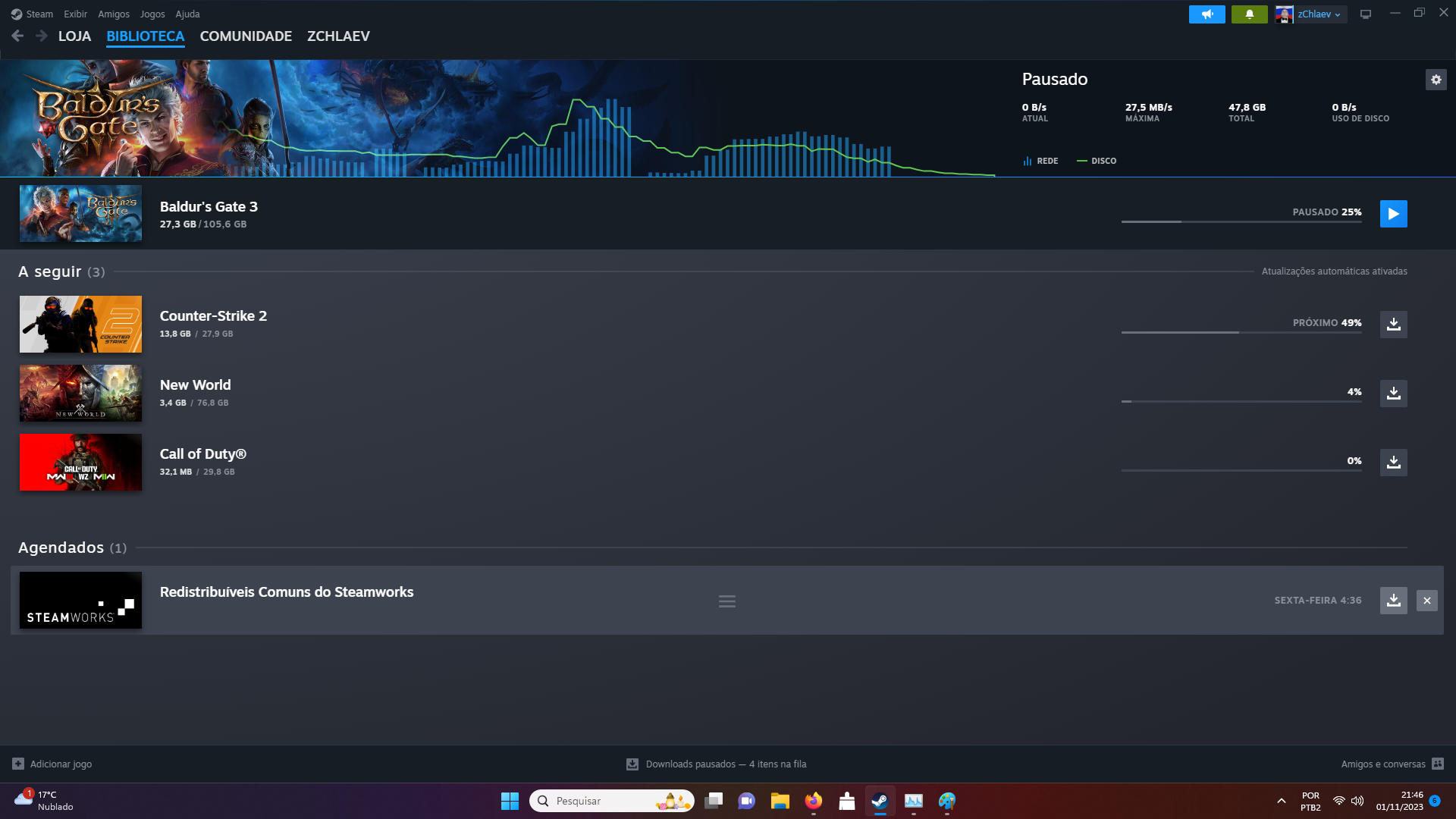 não consigo fazer download normalmente no meu SSD pela steam - HD, SSD e  NAS - Clube do Hardware