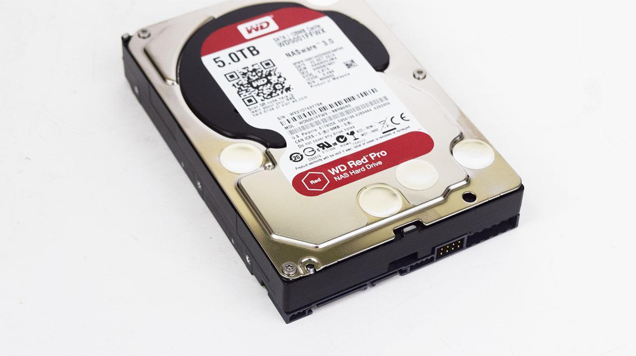 Teste do disco rígido Western Digital WD Red Pro de 5 TB