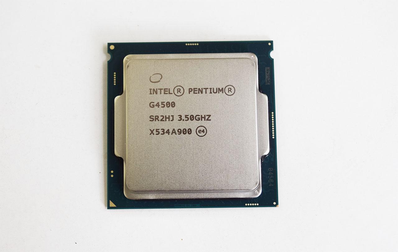 Teste do processador Pentium G4500