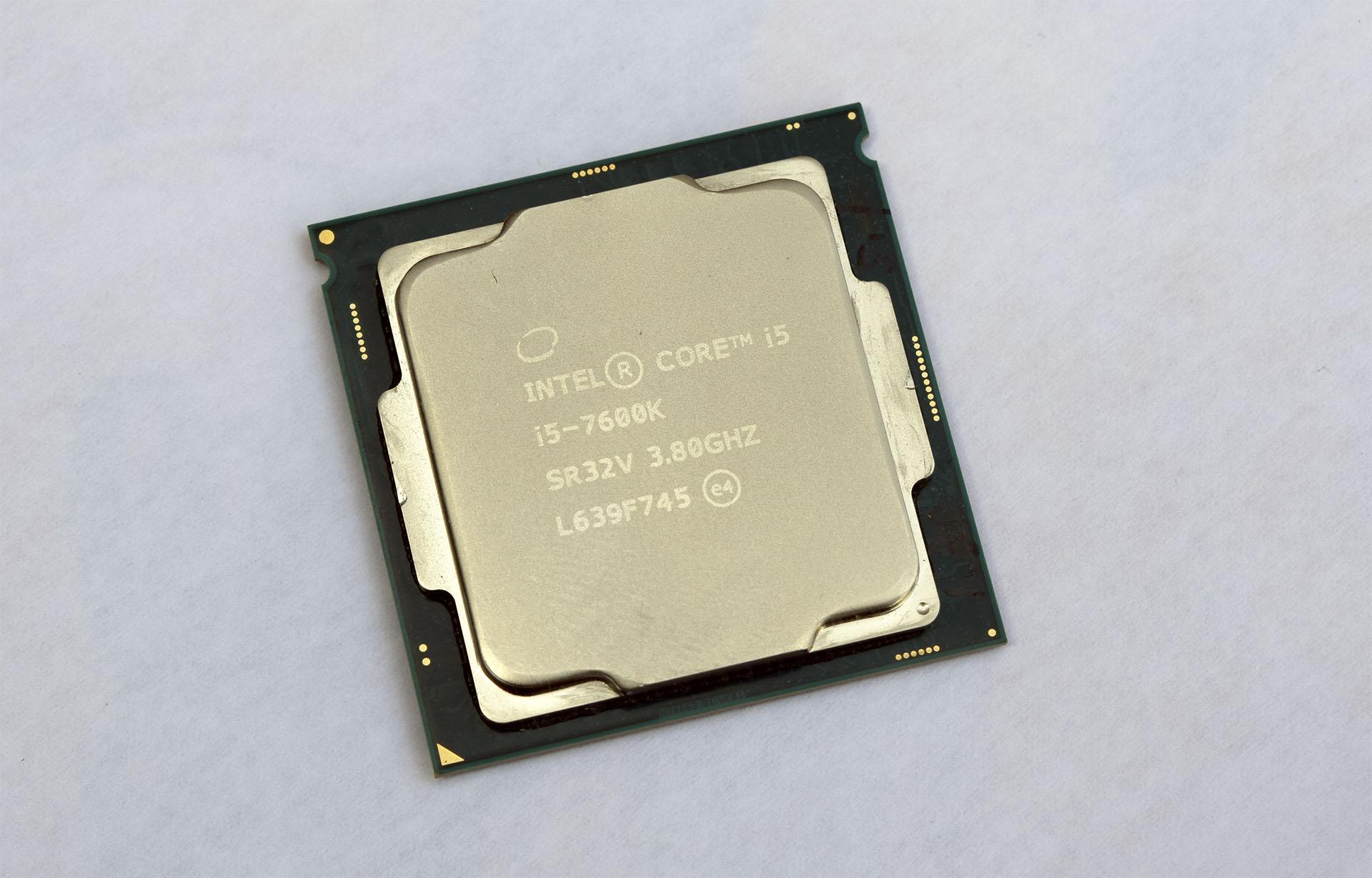 Teste do processador Core i5-7600K