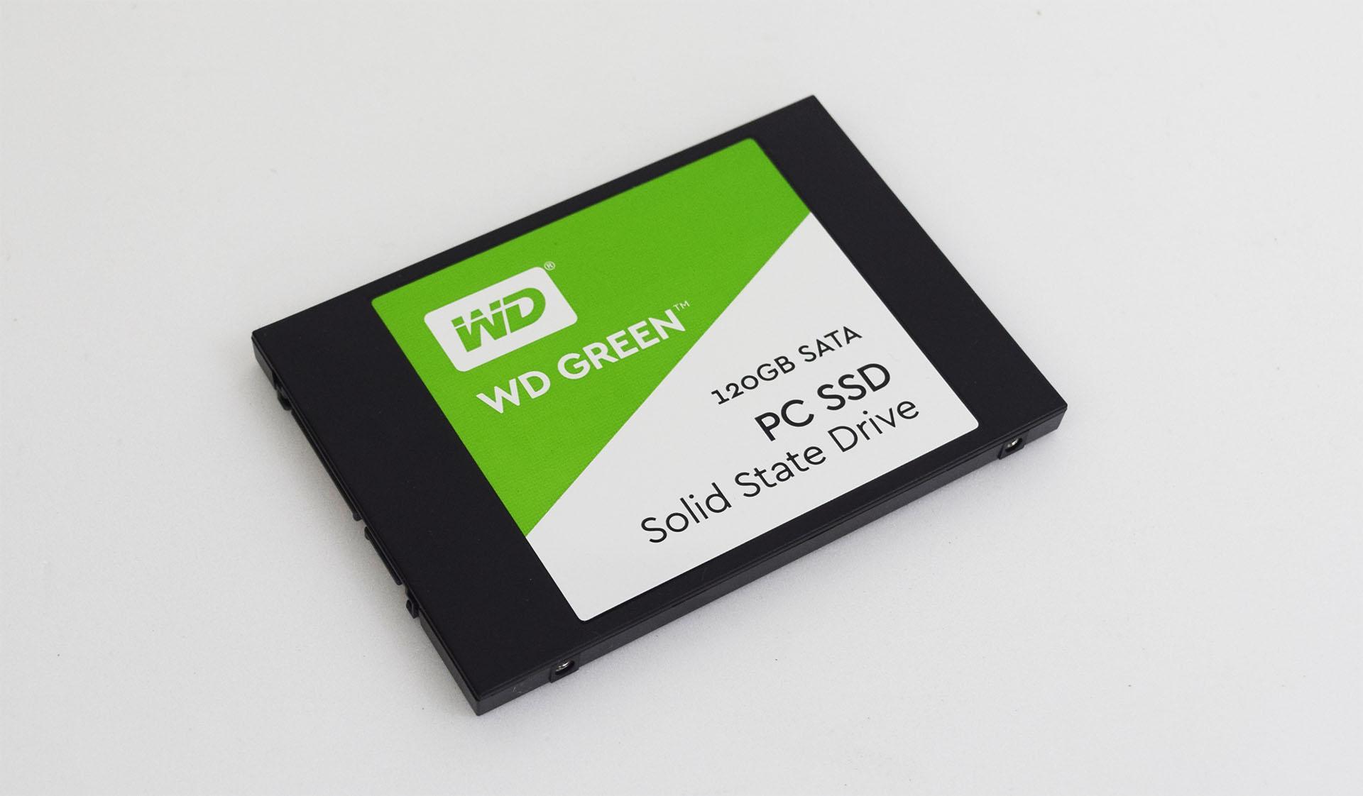 Teste do SSD WD Green de 120 GiB Teste do SSD WD Green de 120 GiB