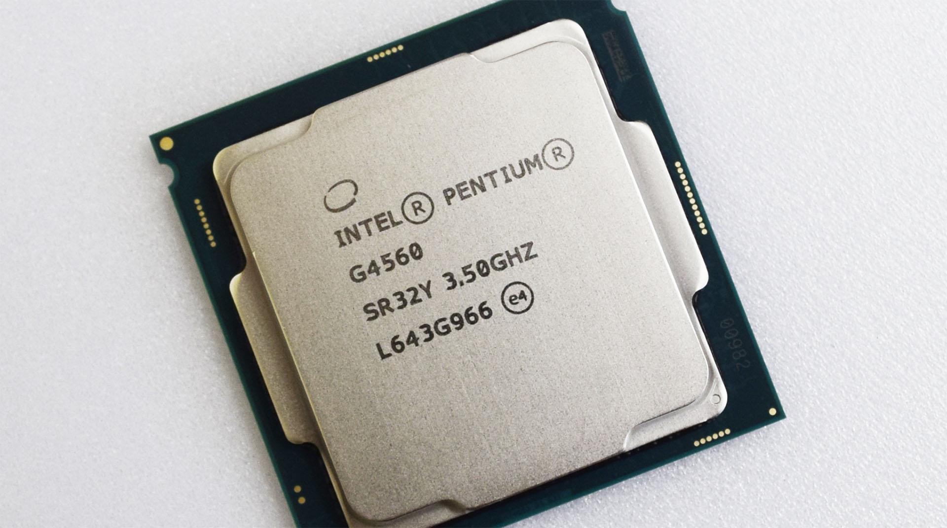 Teste do processador Pentium G4560