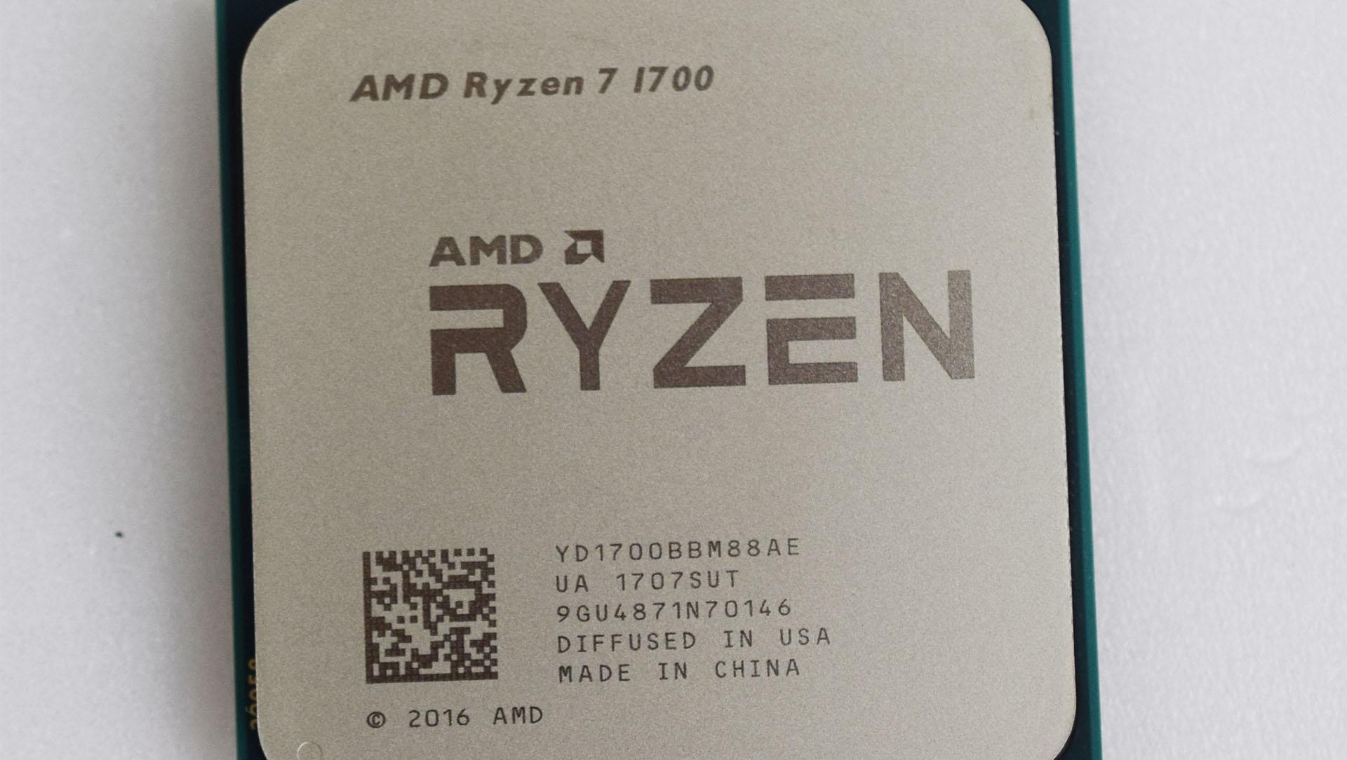 Teste do processador Ryzen 7 1700 Teste do processador Ryzen 7 1700