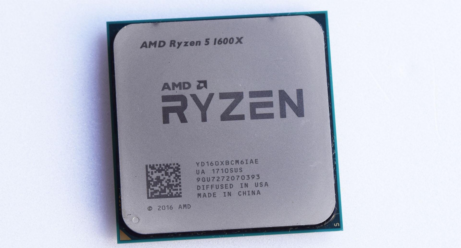 Teste do processador Ryzen 5 1600X