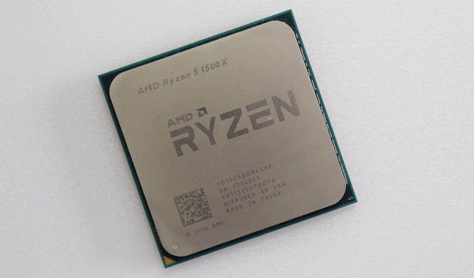 Teste do processador Ryzen 5 1500X