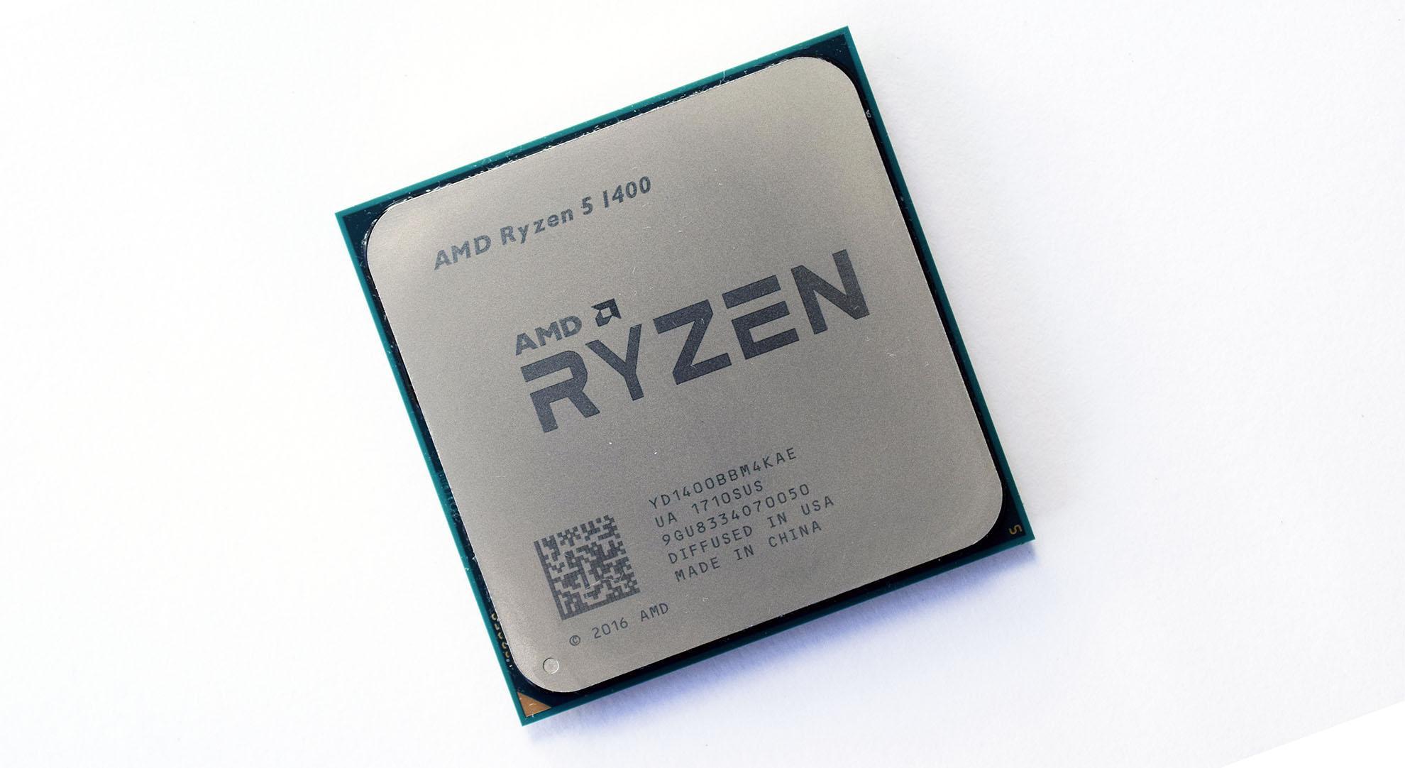 Teste do processador Ryzen 5 1400