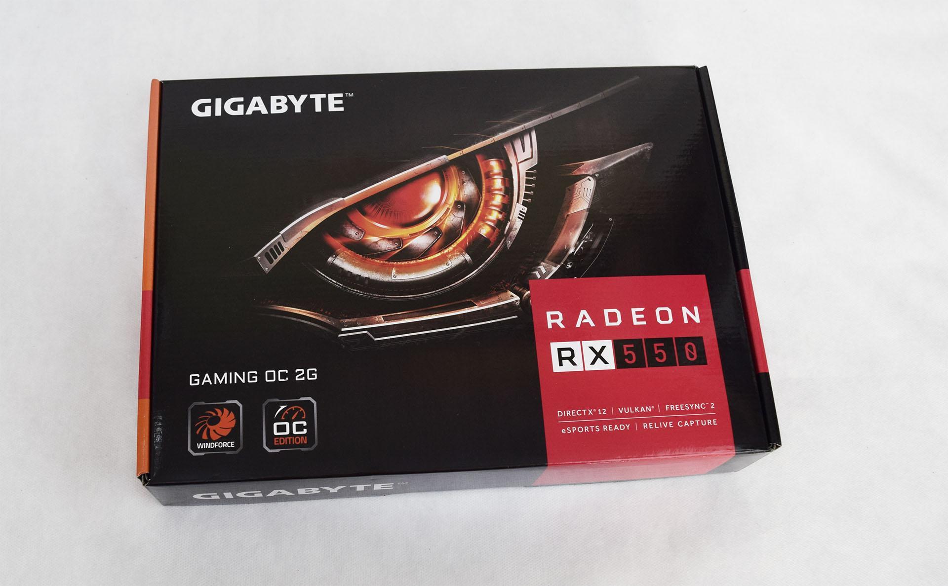 Teste da placa de vídeo Gigabyte Radeon RX 550