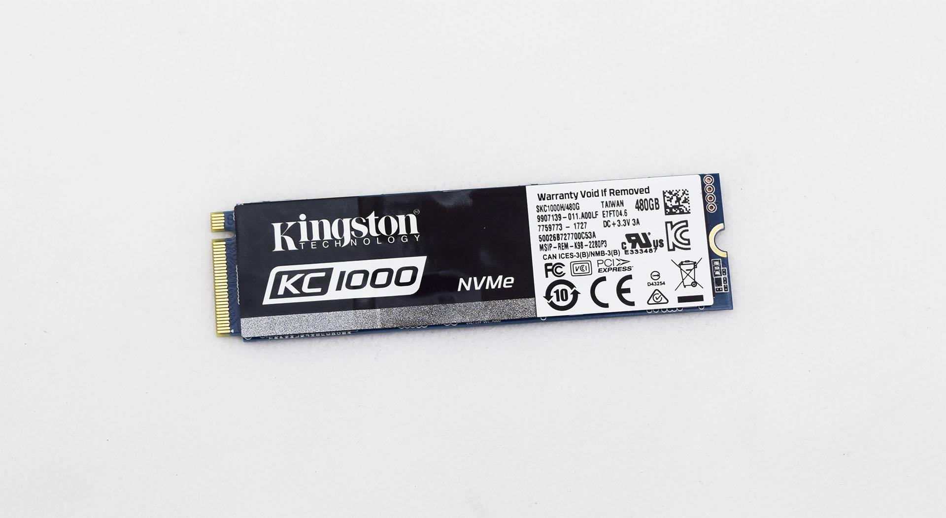 Teste do SSD Kingston KC1000 de 480 GiB