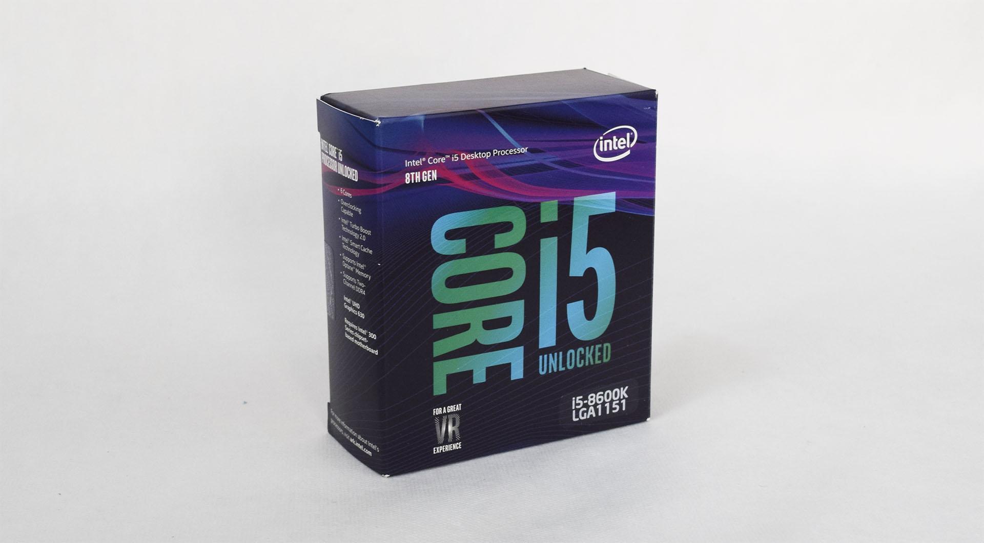 Teste do processador Core i5-8600K