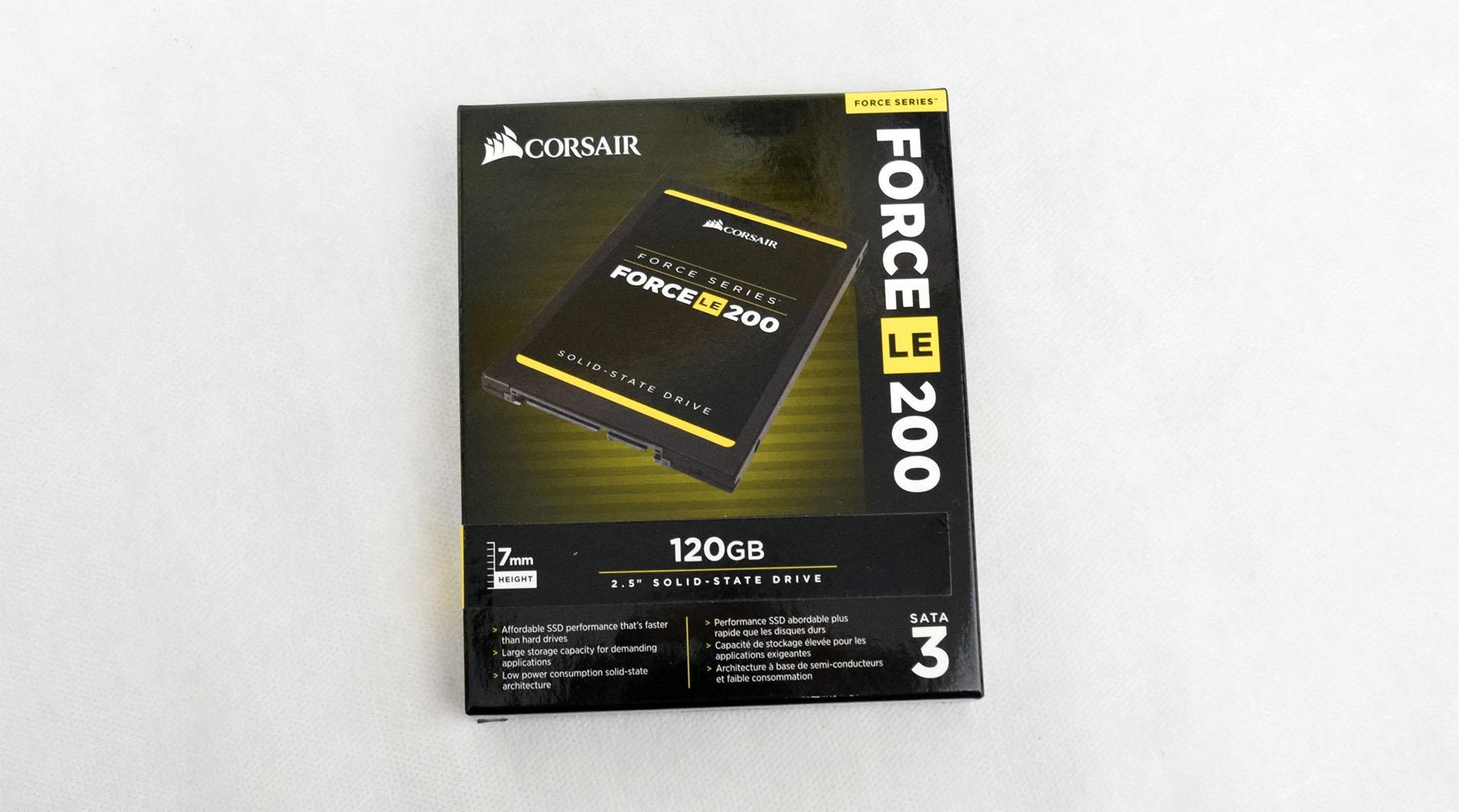 Teste do SSD Corsair Force LE200 de 120 GiB