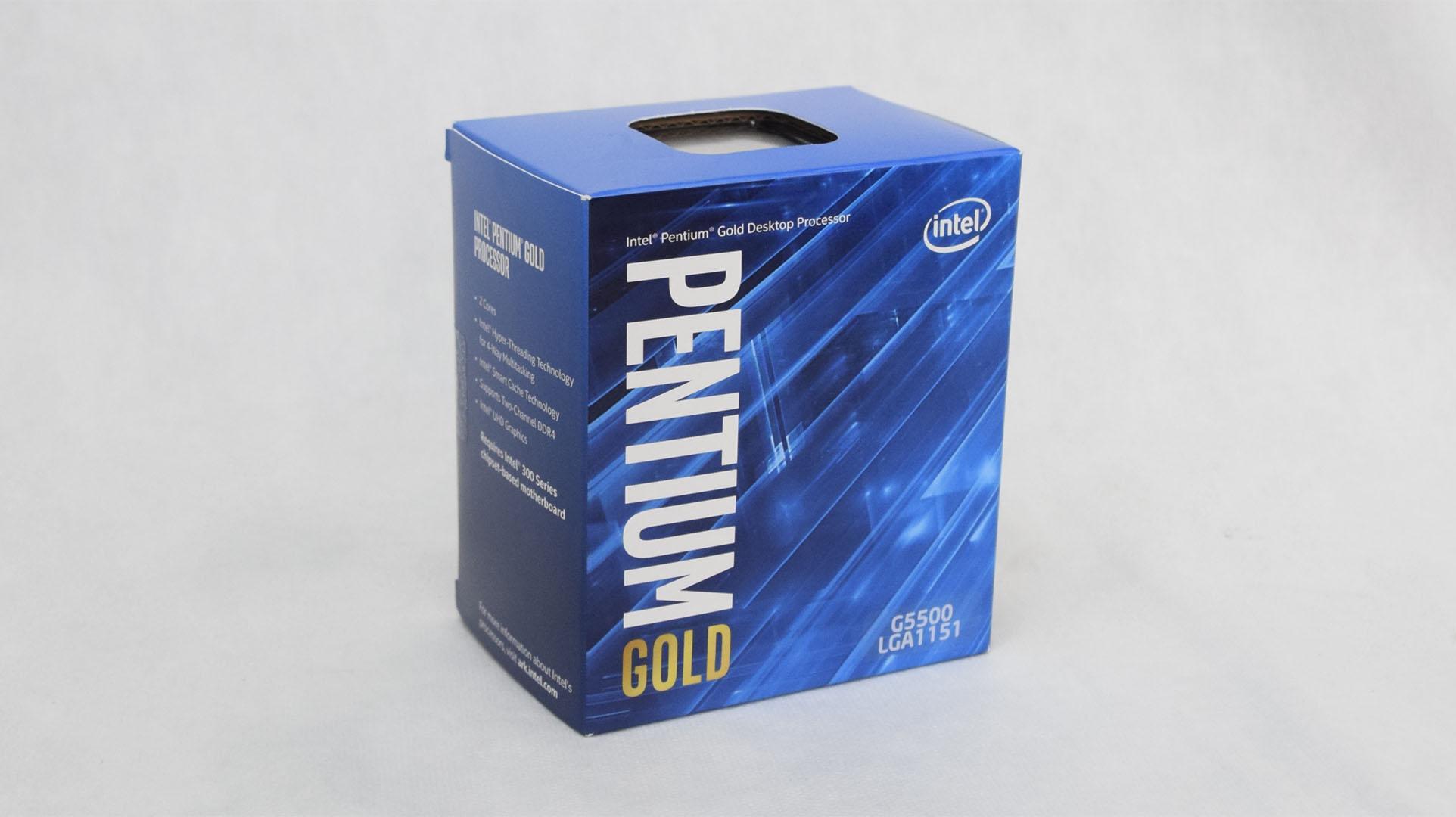 Teste do processador Pentium Gold G5500