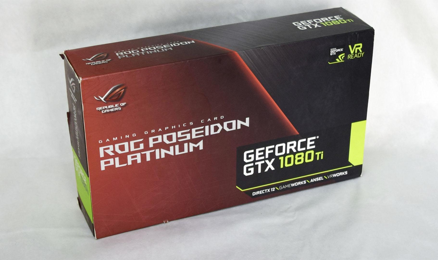 Teste da placa de vídeo ASUS ROG Poseidon GeForce GTX 1080 Ti Platinum