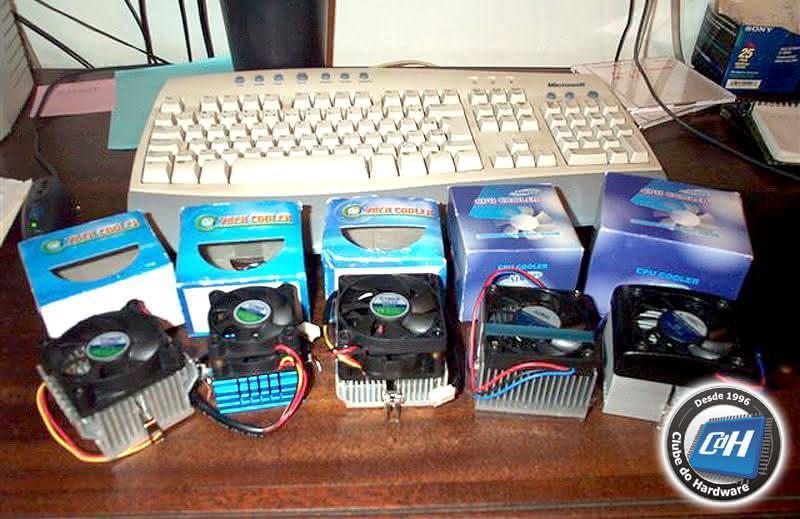 Coolers para Soquete 462: ADDA B38 e B38-2, Cybercooler P1400, P1800 e Maxxtro Iceman 1380