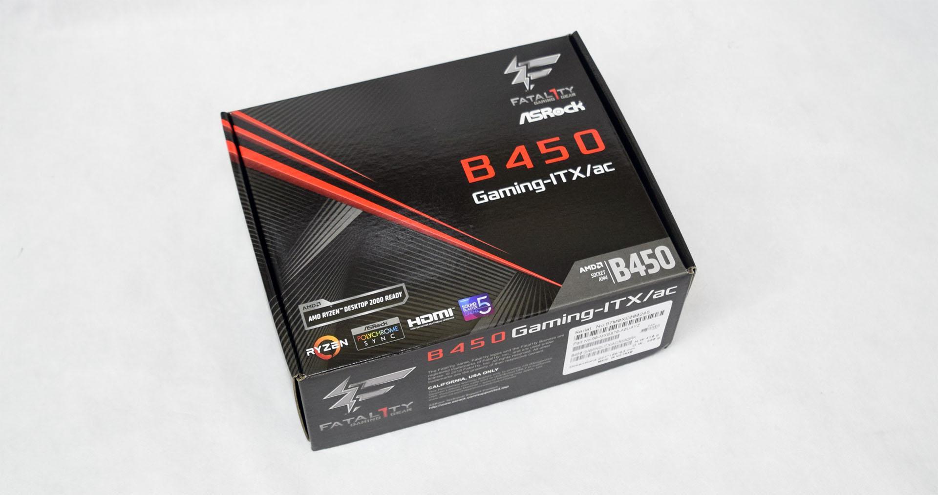 Placa-mãe ASRock Fatal1ty B450 Gaming-ITX/ac