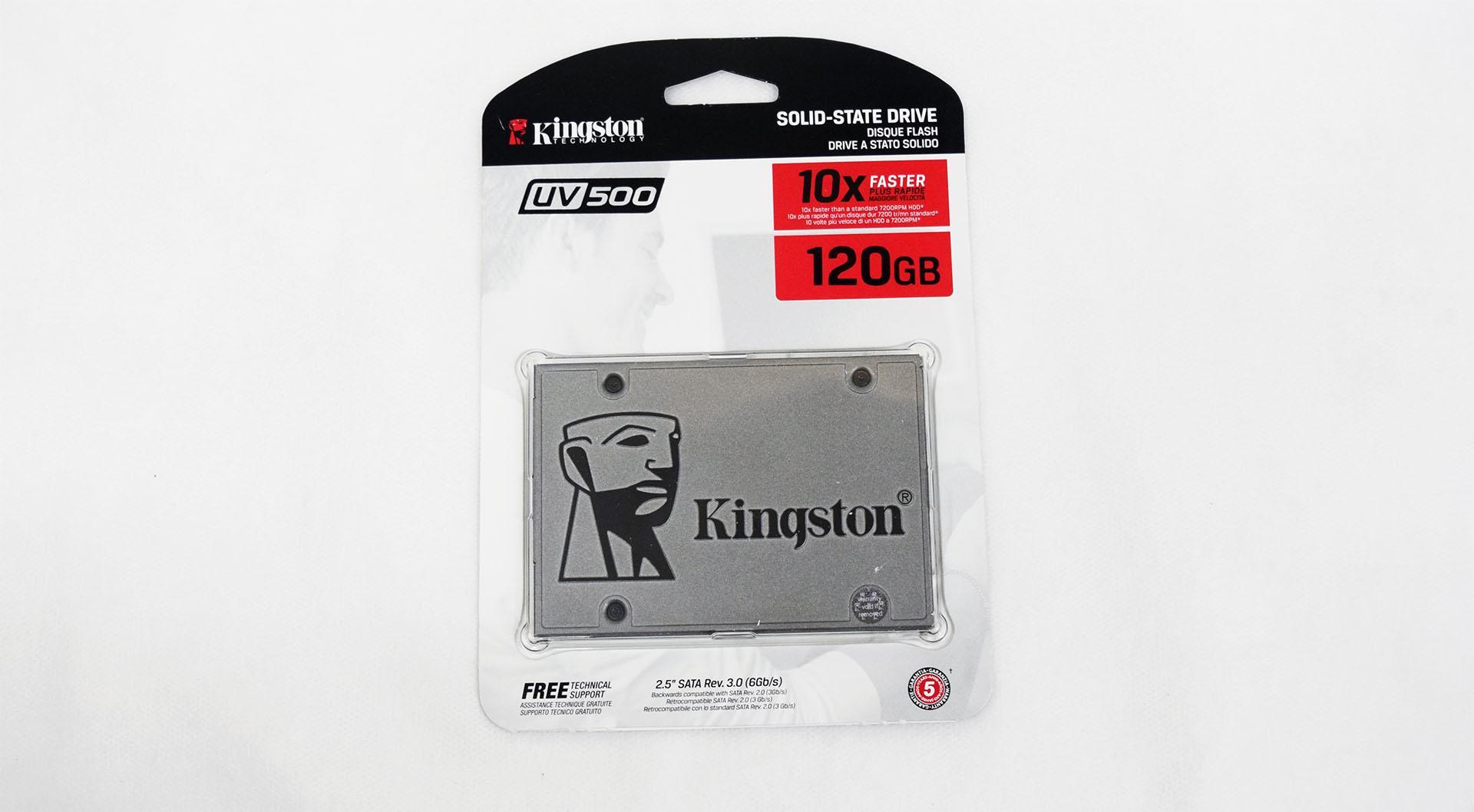 Teste do SSD Kingston UV500 de 120 GiB