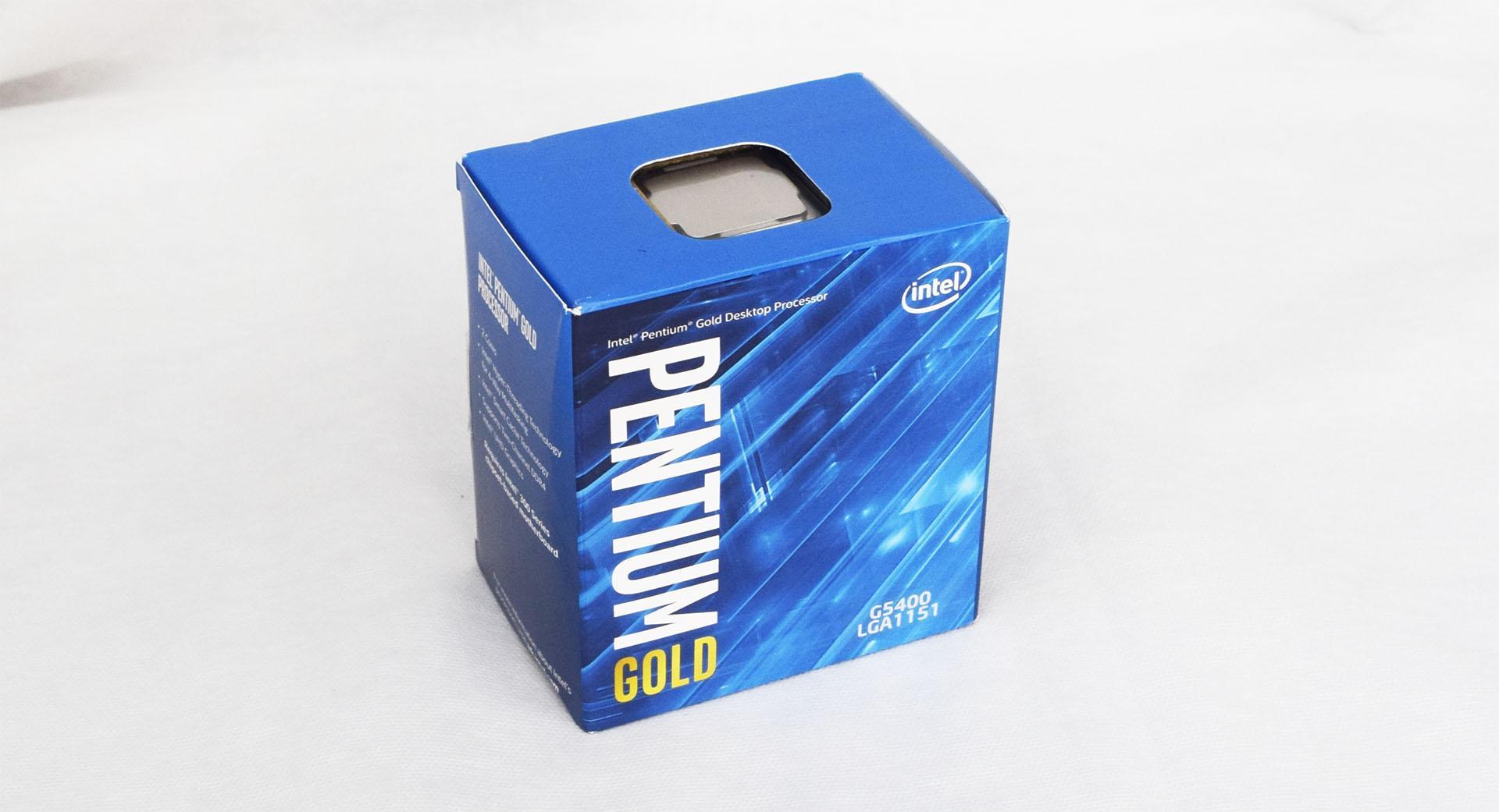 Teste do processador Pentium Gold G5400