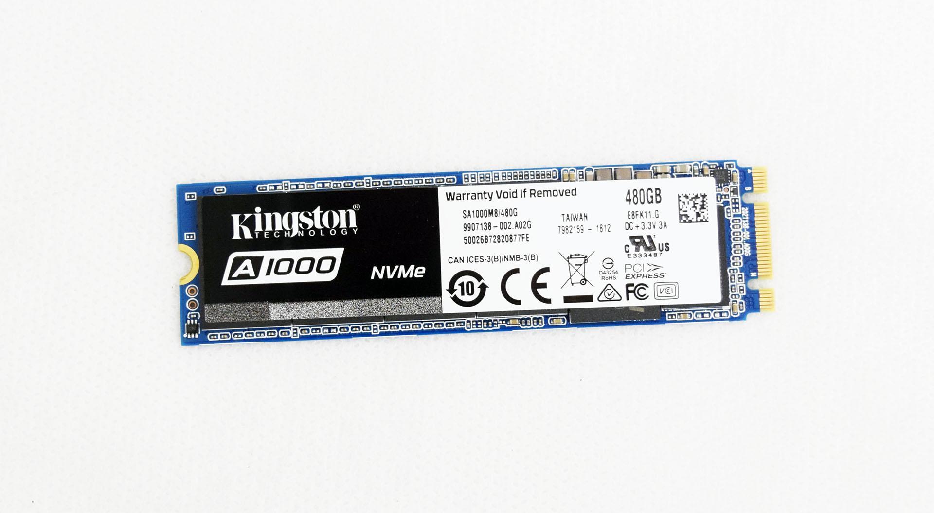Teste do SSD Kingston A1000 de 480 GiB