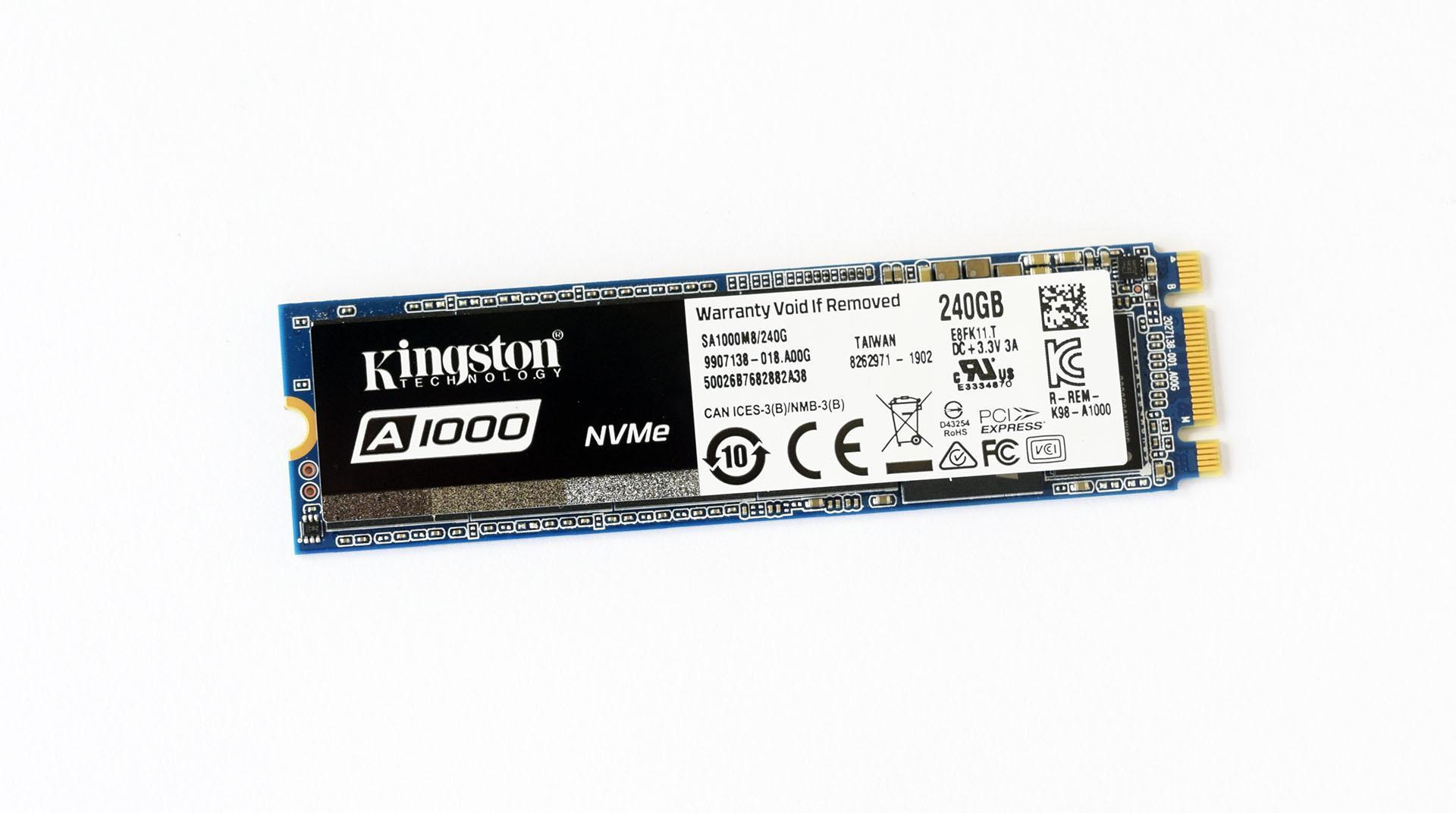 Teste do SSD Kingston A1000 de 240 GiB