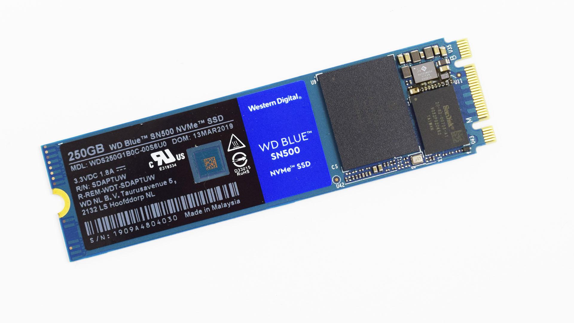 Teste do SSD WD Blue SN500 de 250 GiB