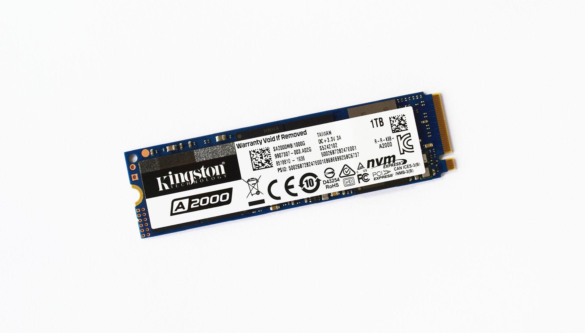 Teste do SSD Kingston A2000 de 1.000 GiB