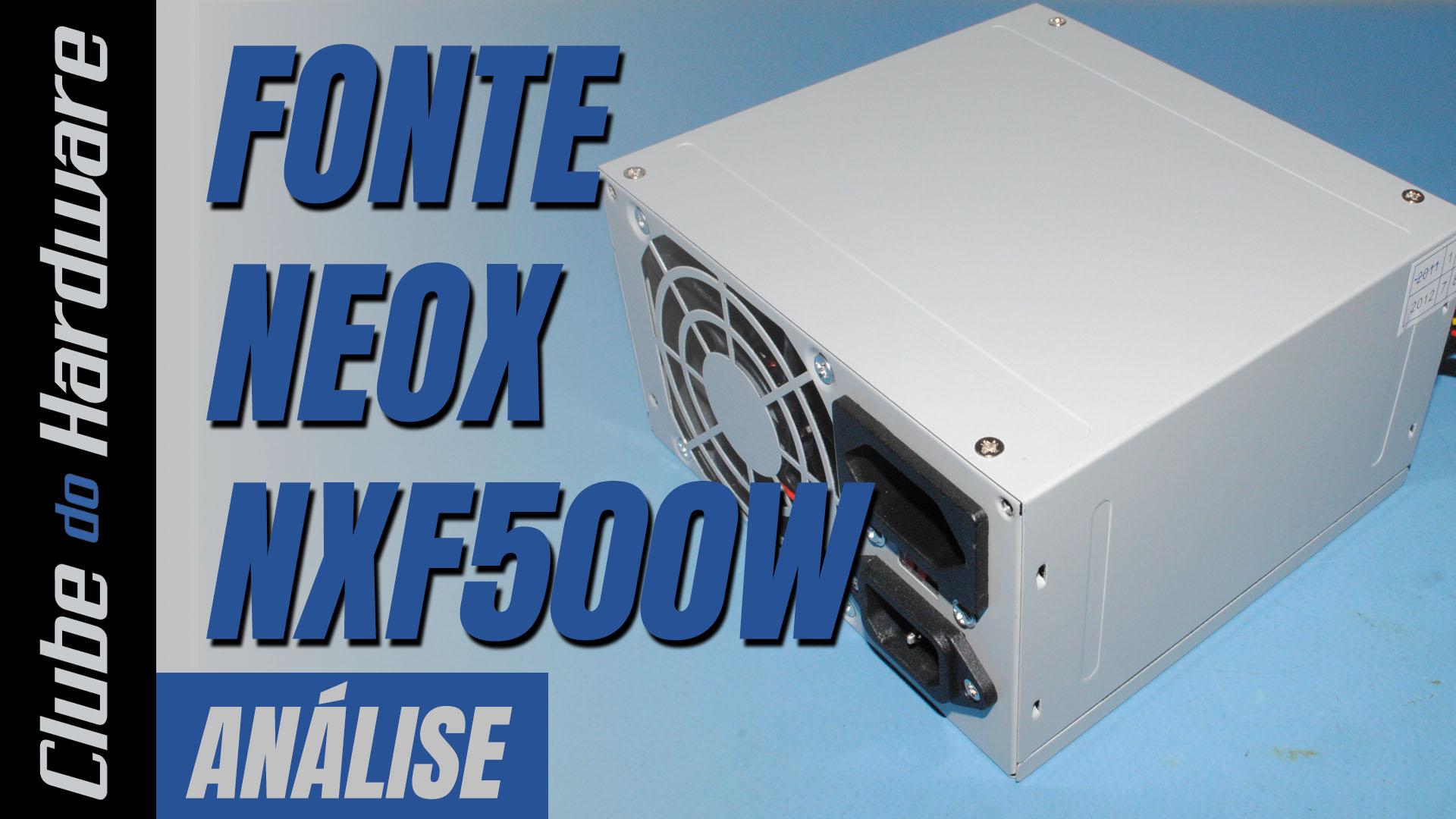 Teste da Fonte de Alimentação NEOX NXF500W