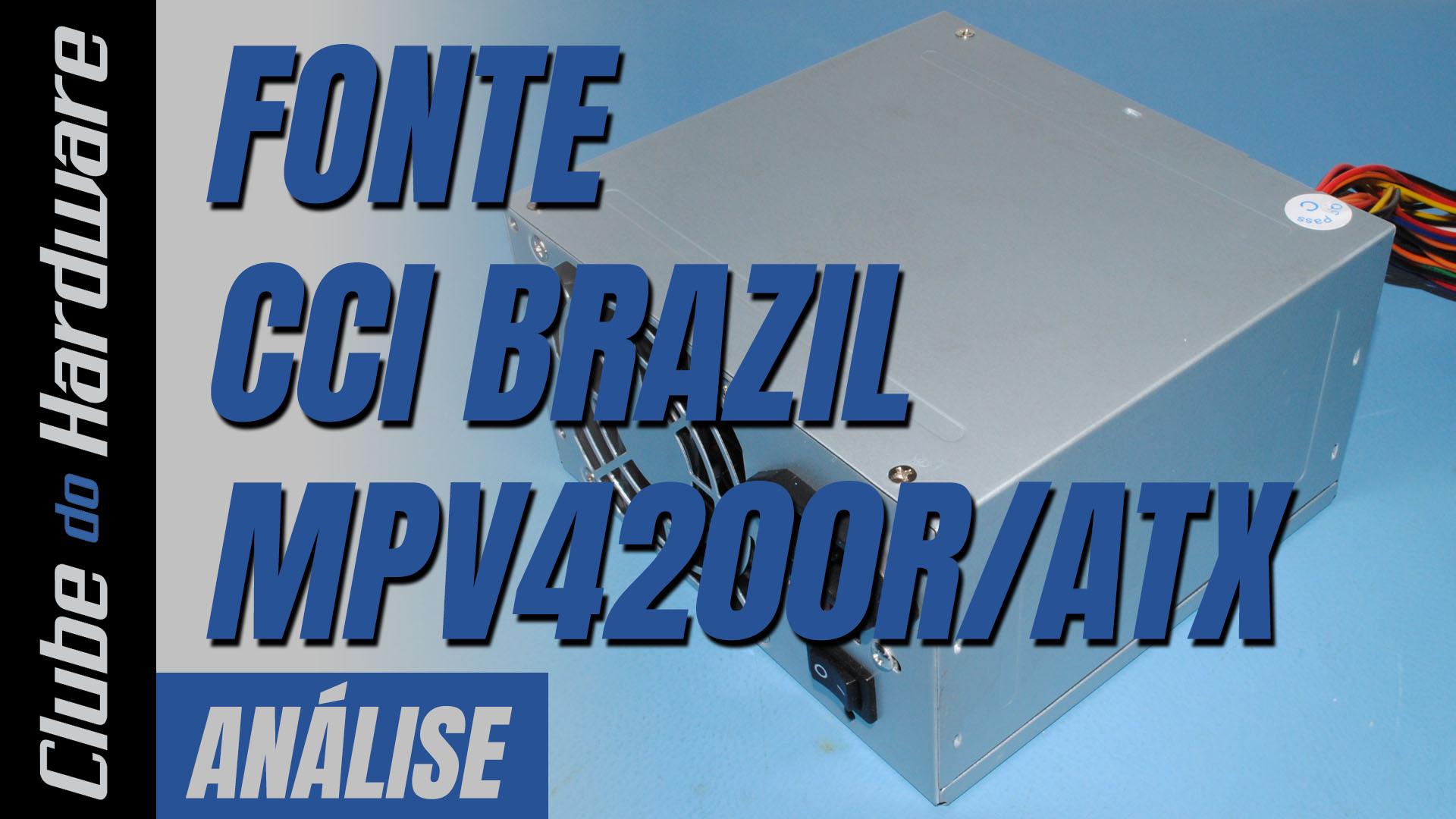 Teste da Fonte de Alimentação CCI Brazil MVP4200R/ATX de 200 W